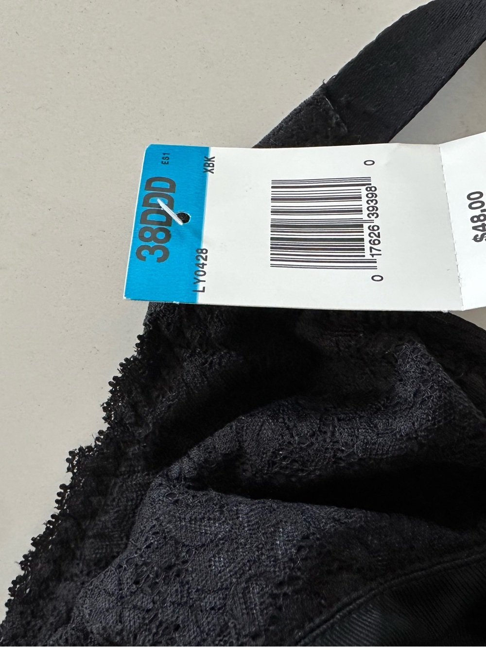 Lilyette Black Underwire minimizer Full Coverage Bra .  Size 38ddd - Picture 2 of 6